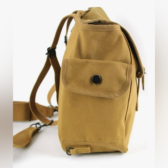 WW2 US Army Haversack Musette Messenger Bag Tactical Military Reproduction - Picture 4 of 5